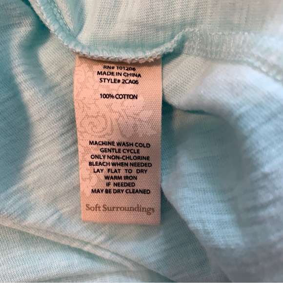 Soft Surroundings Button Tank - Picture 7 of 8